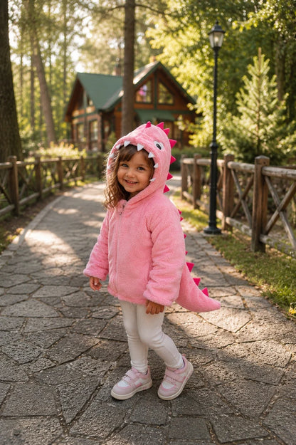 Dinozor Mont Fermuarlı Peluş